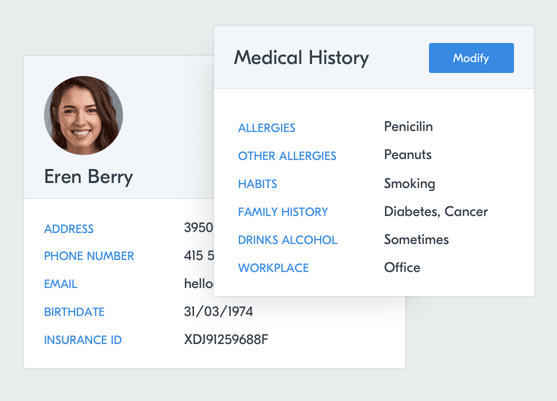 The information details of a Carbon Health customer.