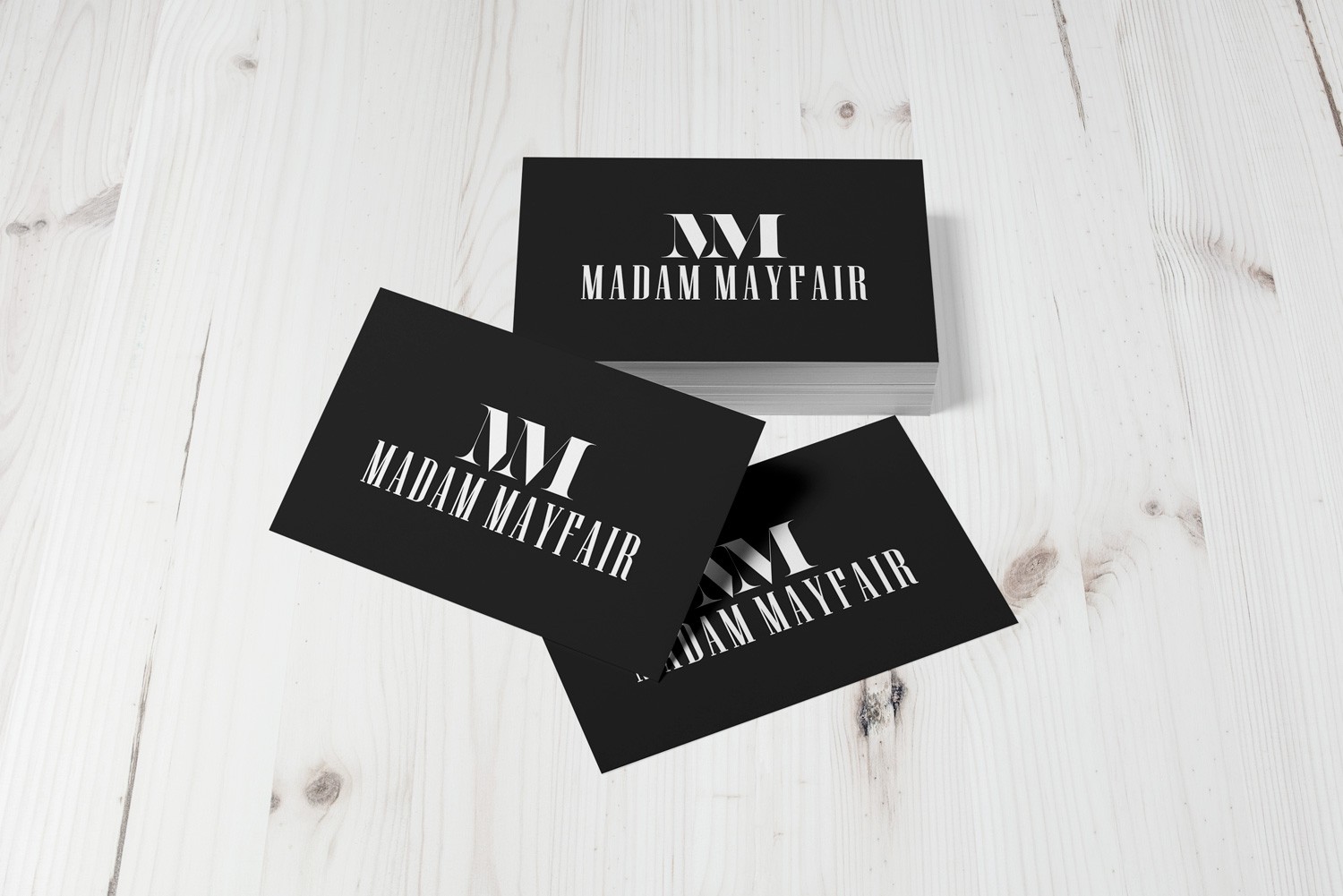 Madam Mayfair logo and brand design