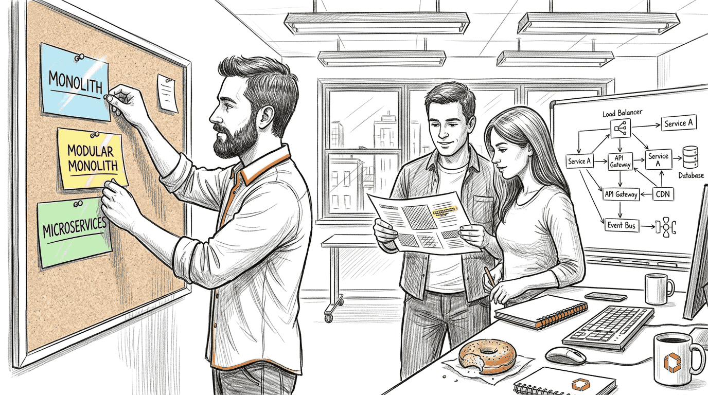 Team planning software architecture transition