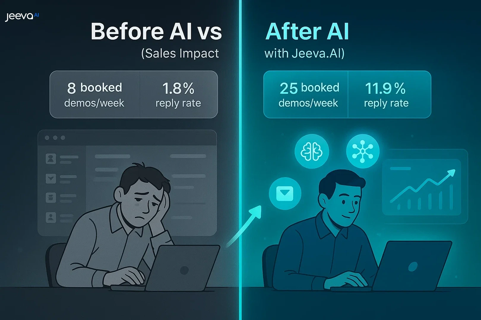 why jeeva AI is Top AI Sales AGENT 