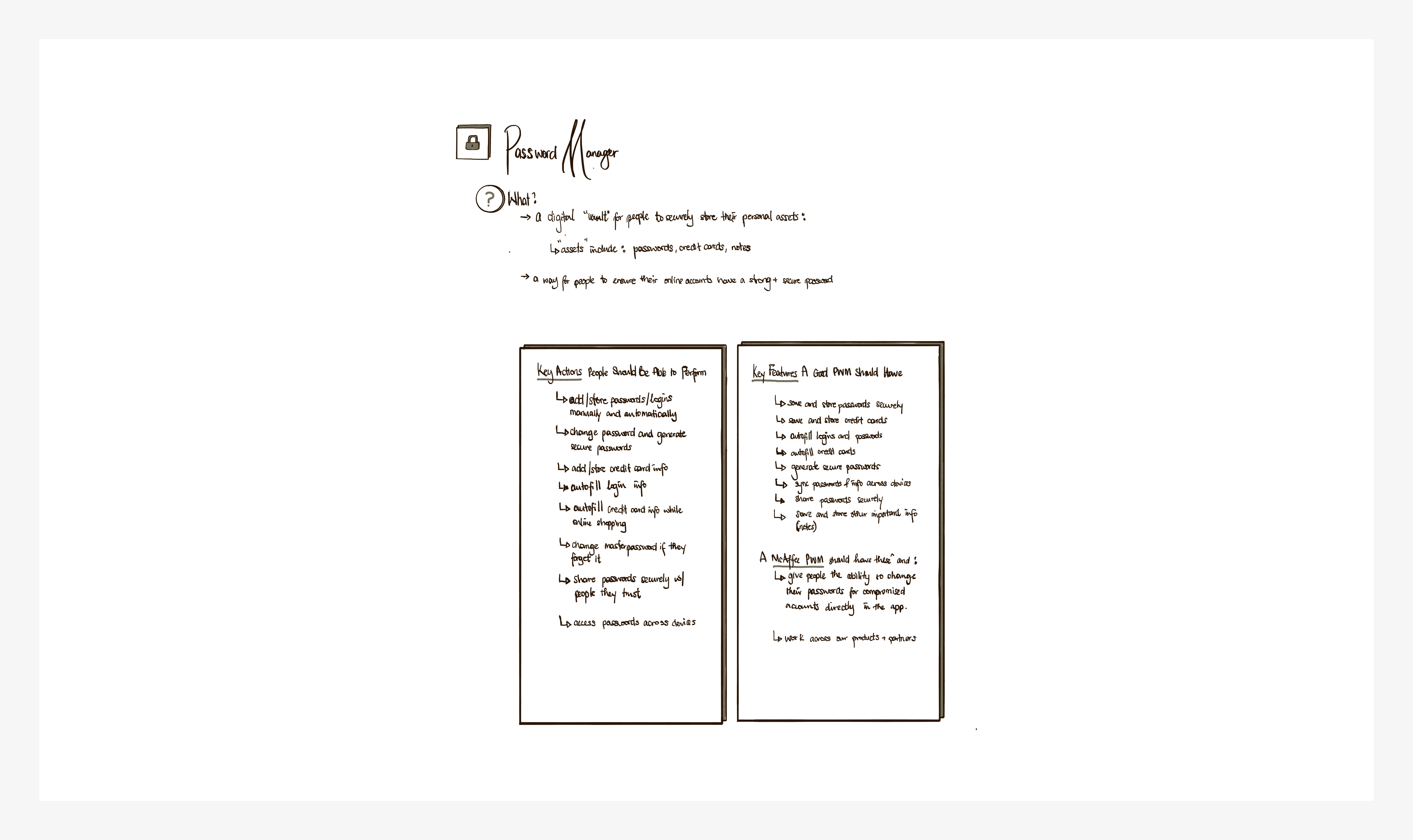 A screenshot for two app screens