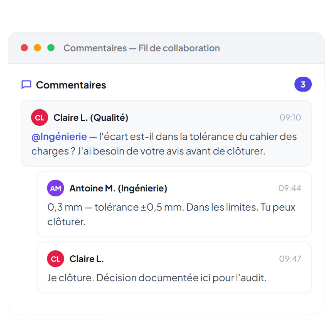 commentaire dans yxir