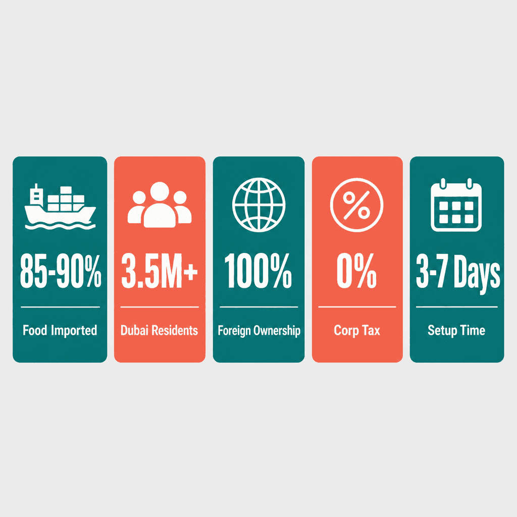 Infographic: Vegetables & Fruit Trading License in Dubai