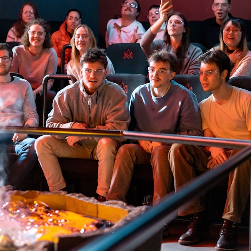 Experiencing molten lava is thrilling.