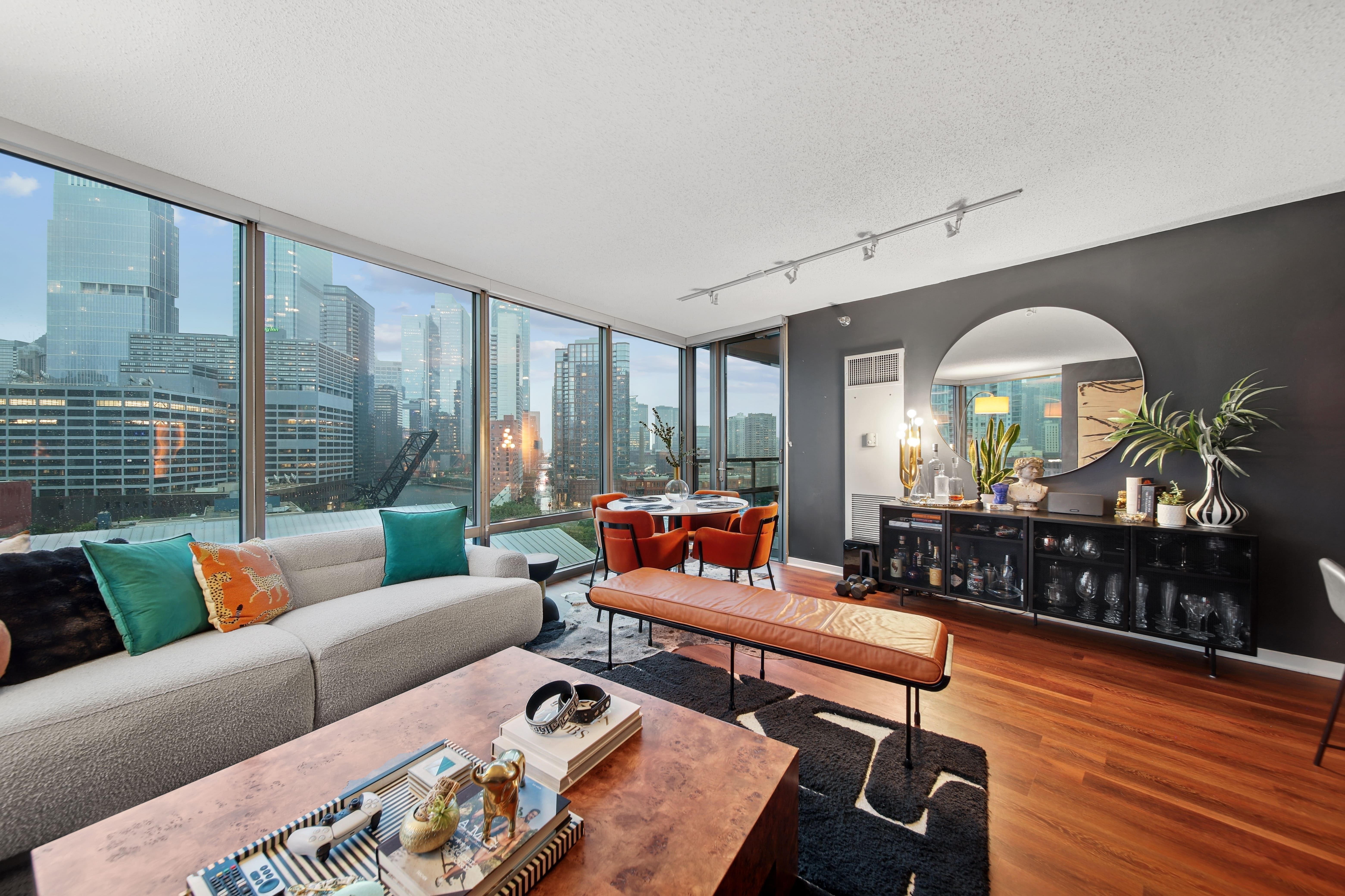 bright modern living room