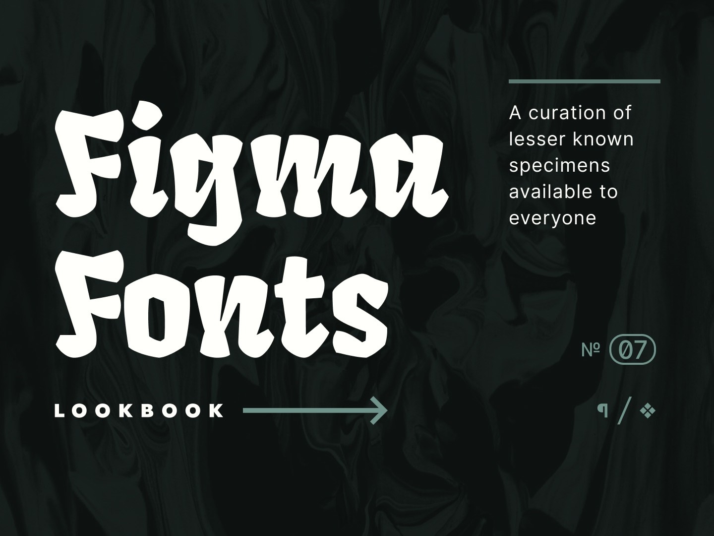 Figma Fonts Lookbook: a curation of lesser known specimens available to everyone