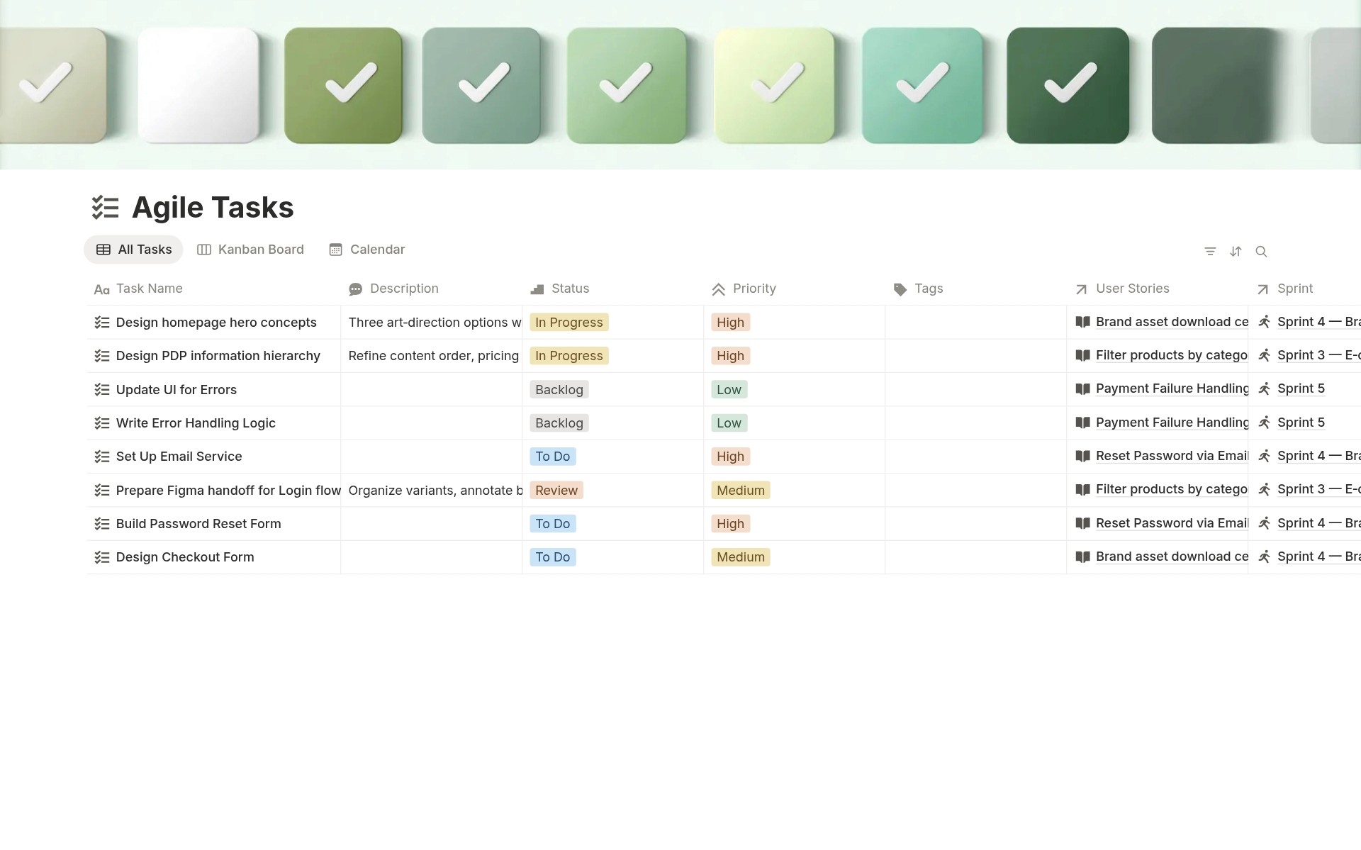 Agile Tasks for Designers Screenshot