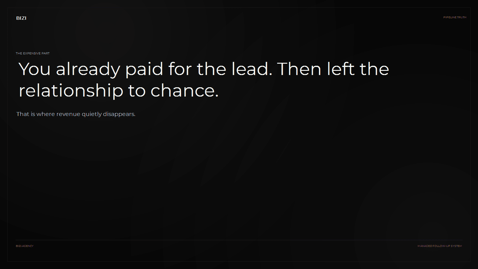 The Lead Did Not Need Another Ad