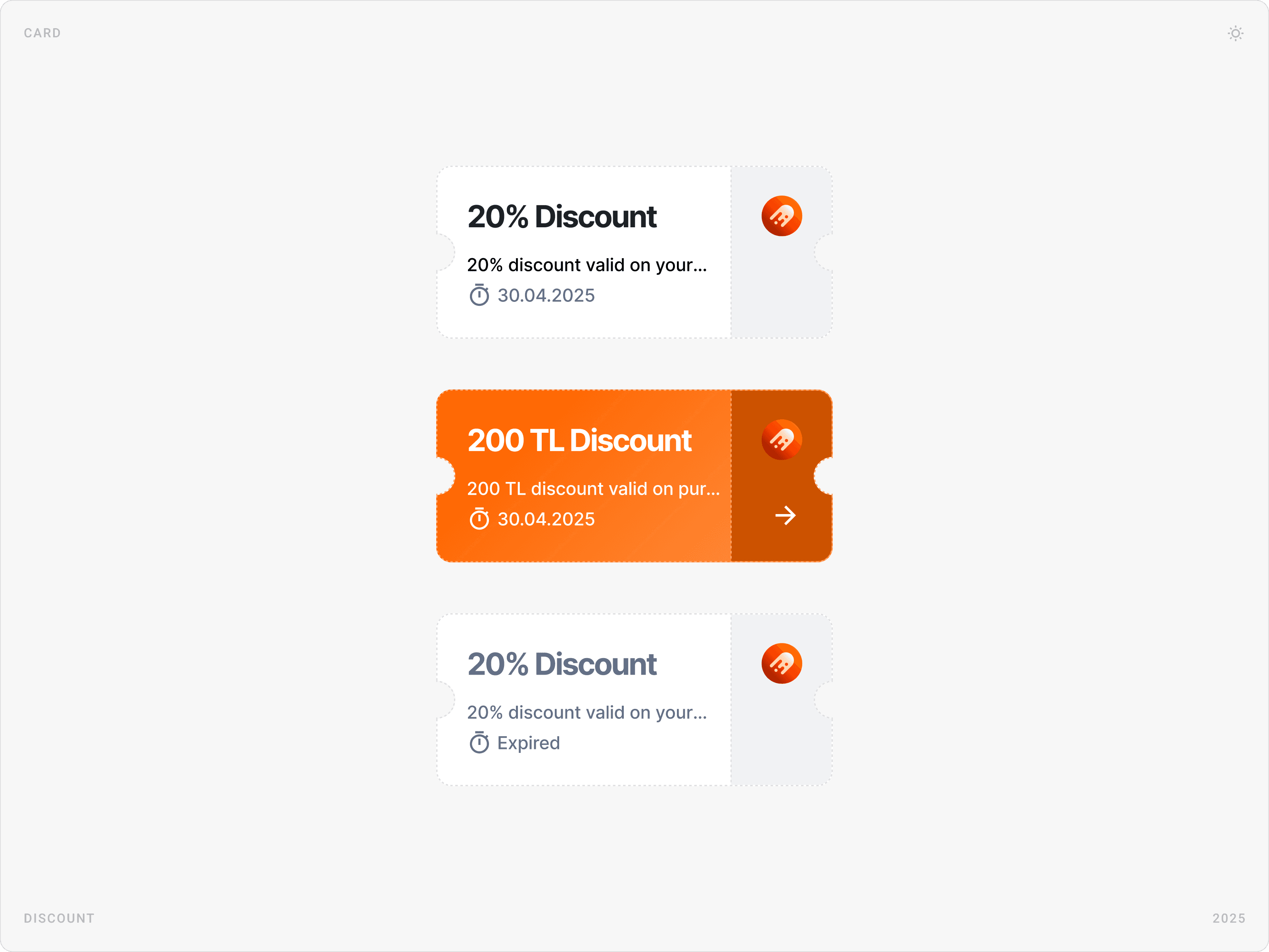 Modern Corporate Discount Card Design