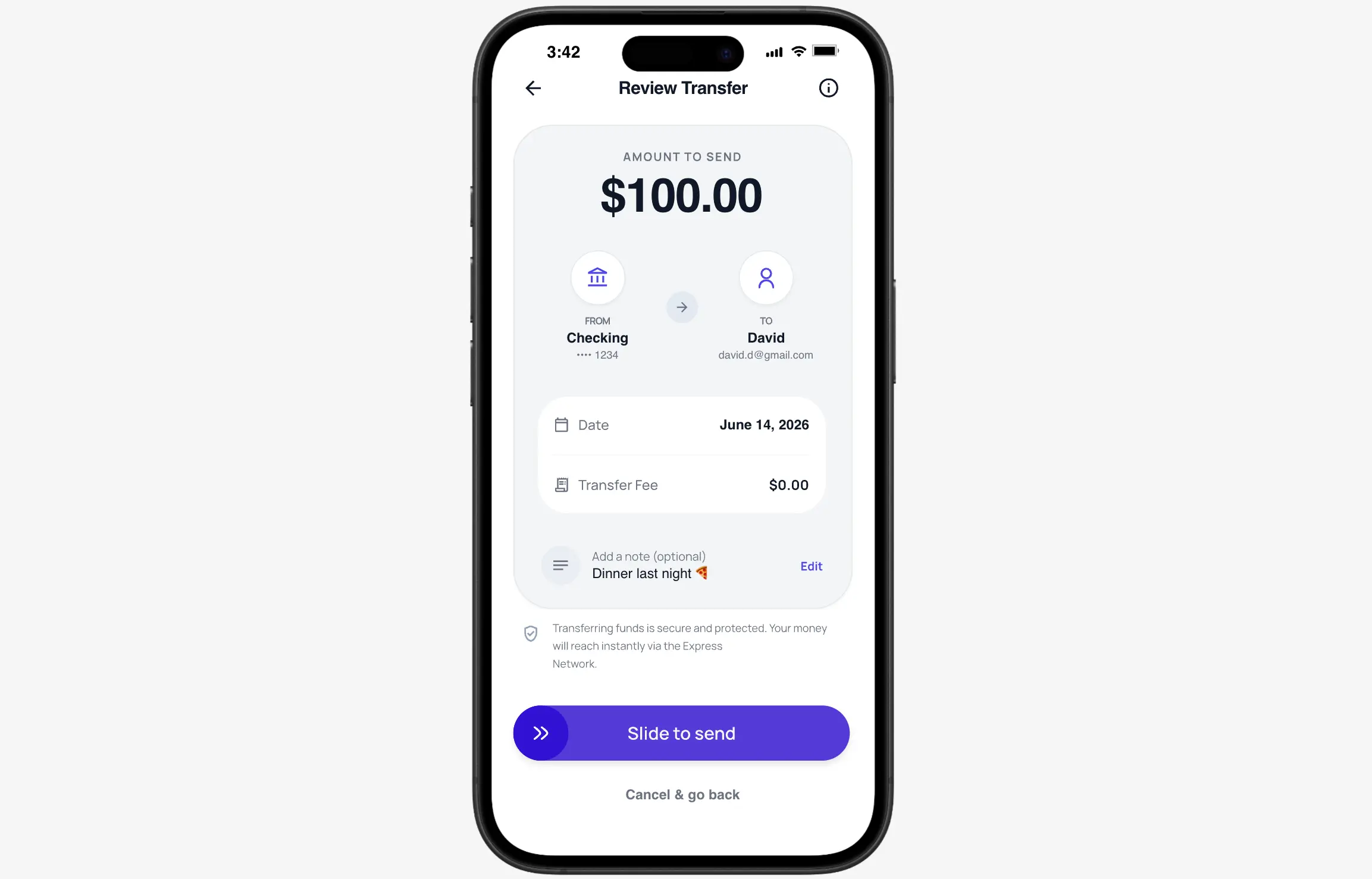 Fintech prototype created using ProtoPie