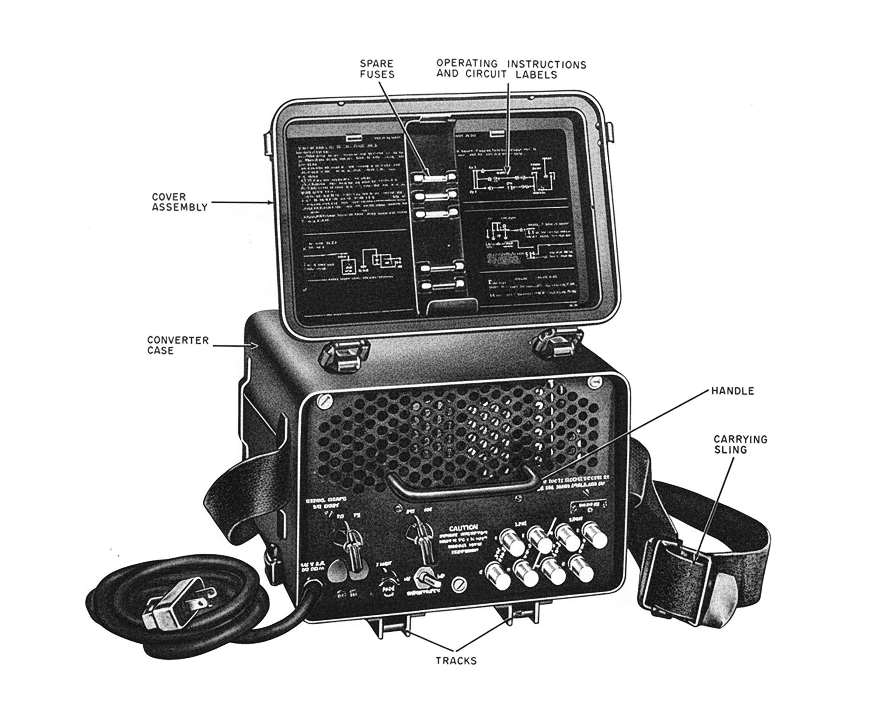 Electronic components on a workbench