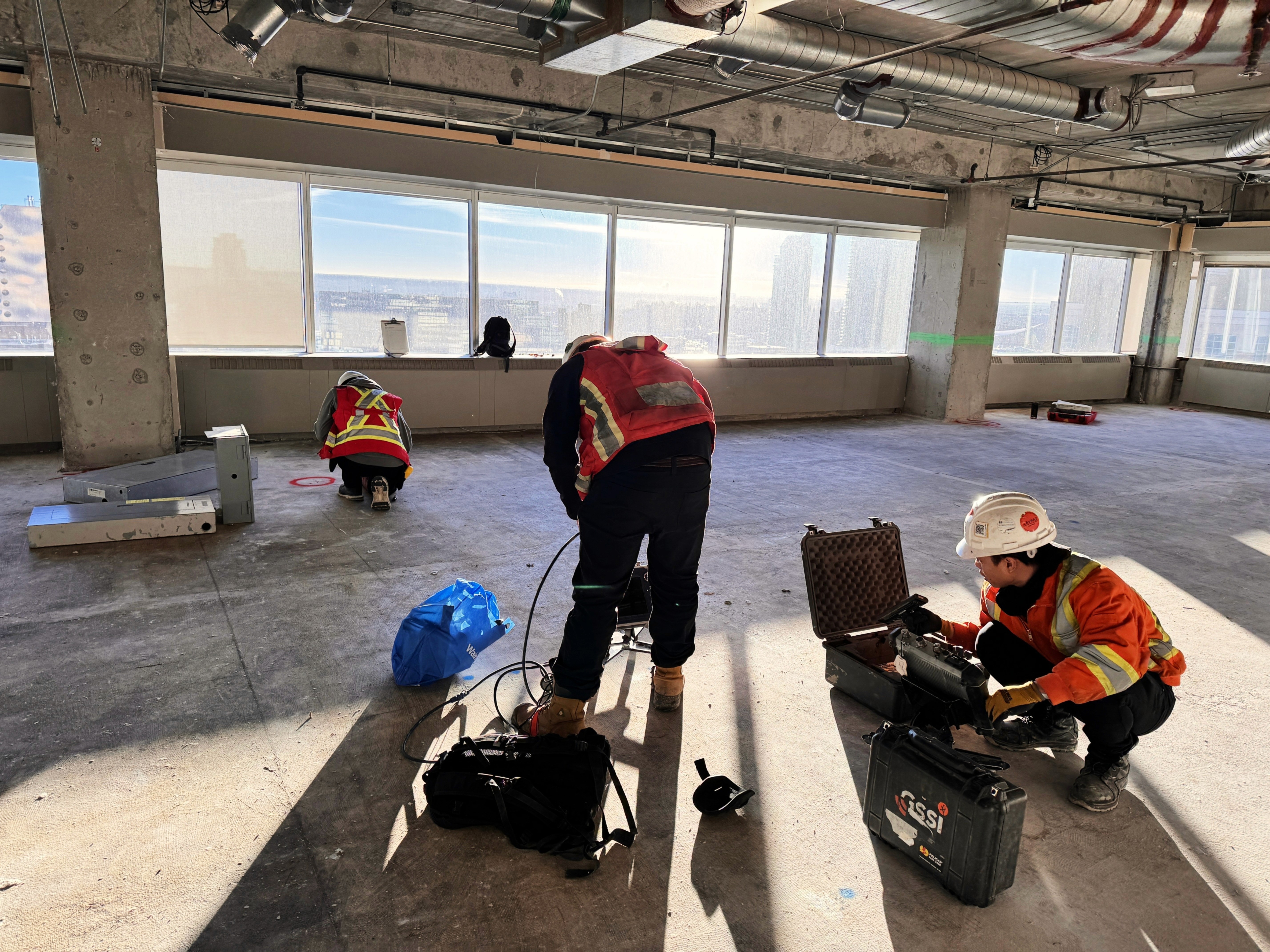 Professional person working on a laptop