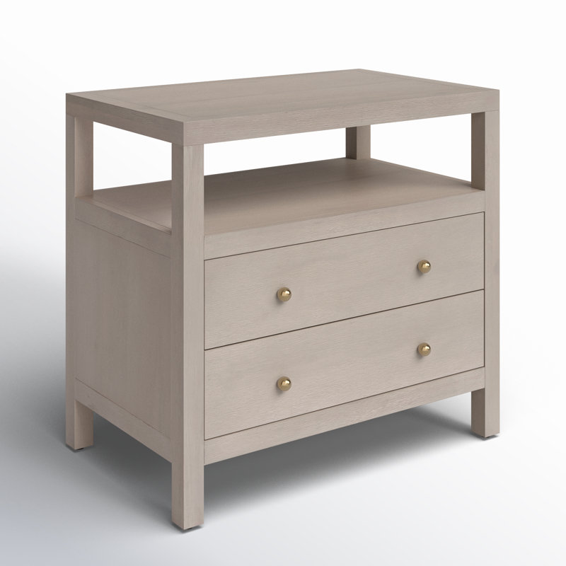 Elegant celine nightstand with ample storage space and a timeless design.