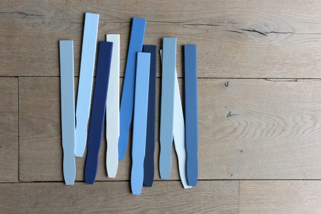 Blauw kleuren verf - flexa Denim Drift