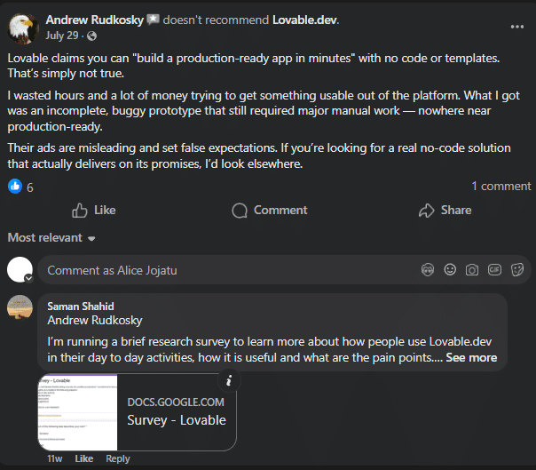 Marketing Spotlight: Lovable Marketing Strategy Reviews and Social Proof