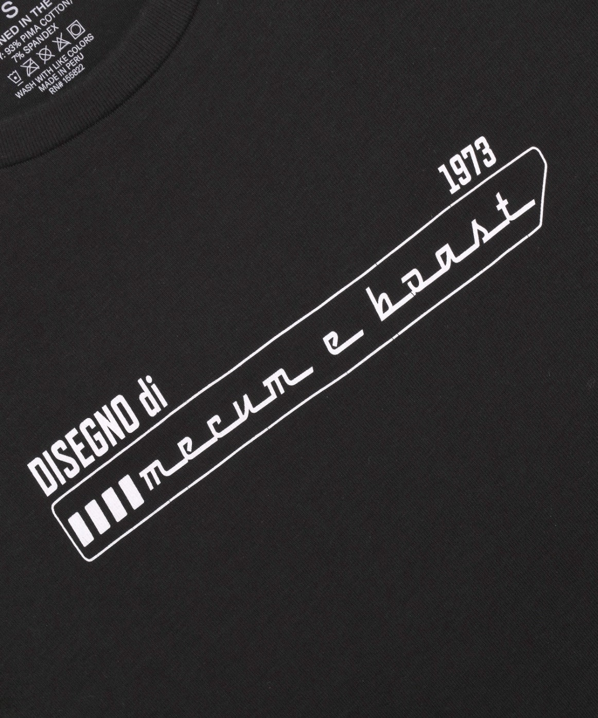 BOAST x MECUM Women's Engine Pima Cotton Tee in Black