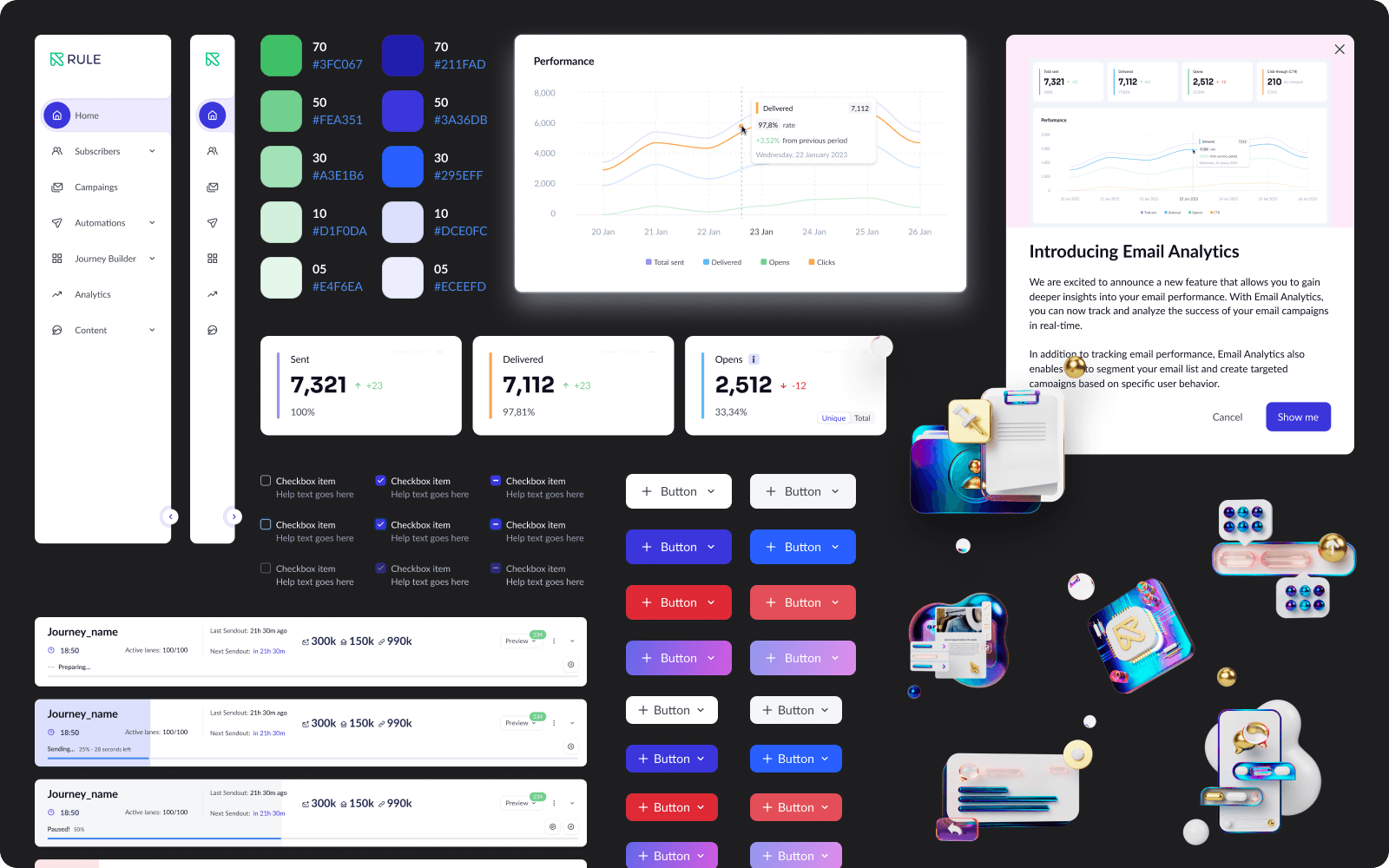 Design system collage