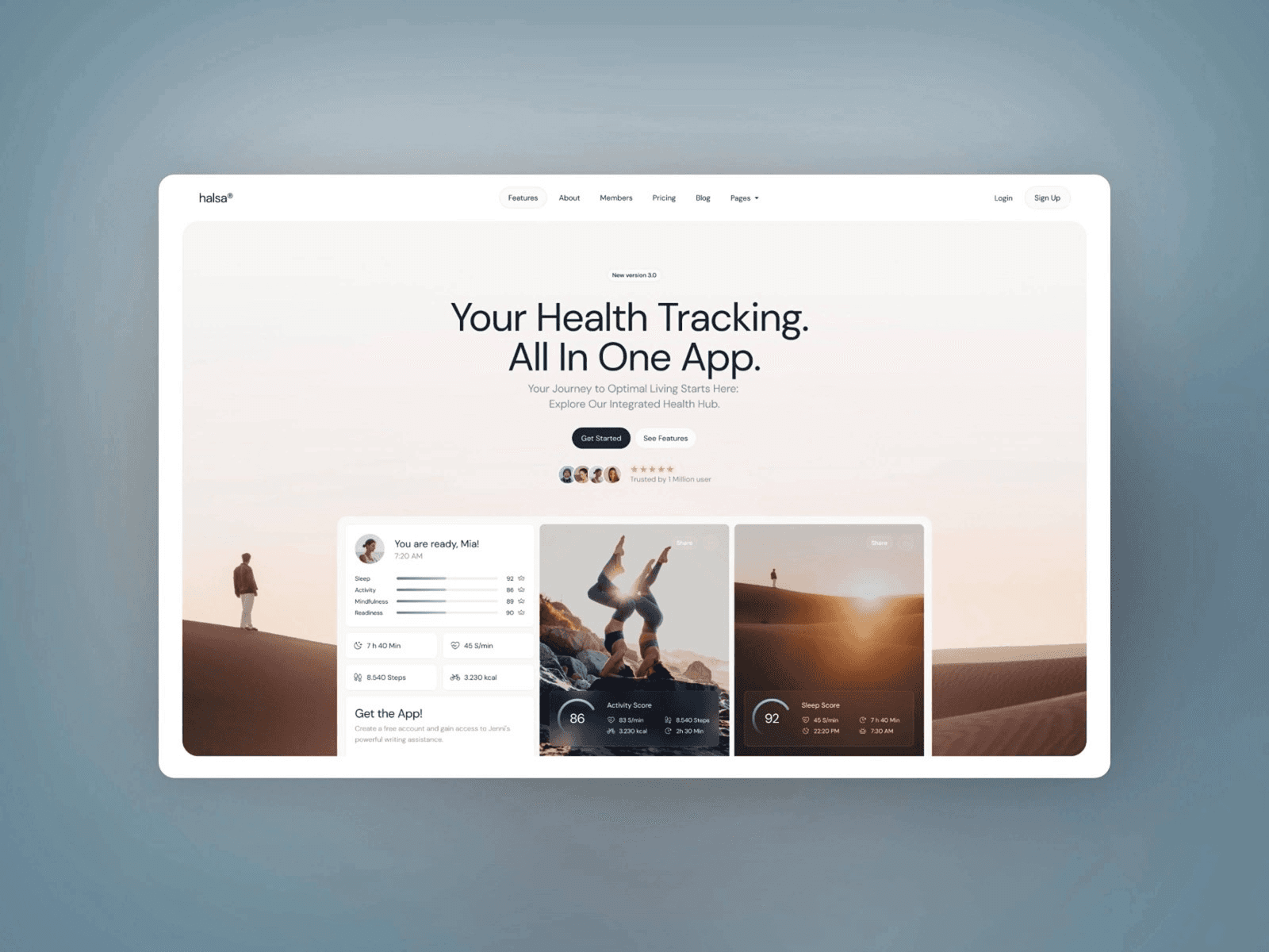 Halsa - Health Framer Template