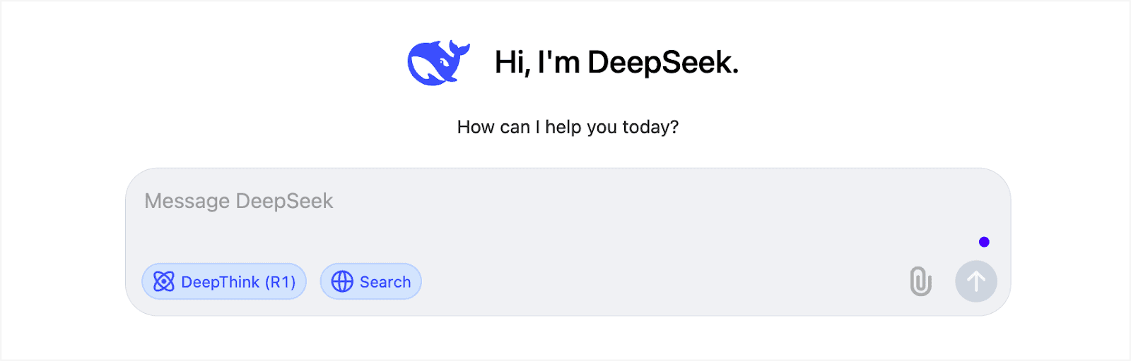 Using DeepSeek AI on the web