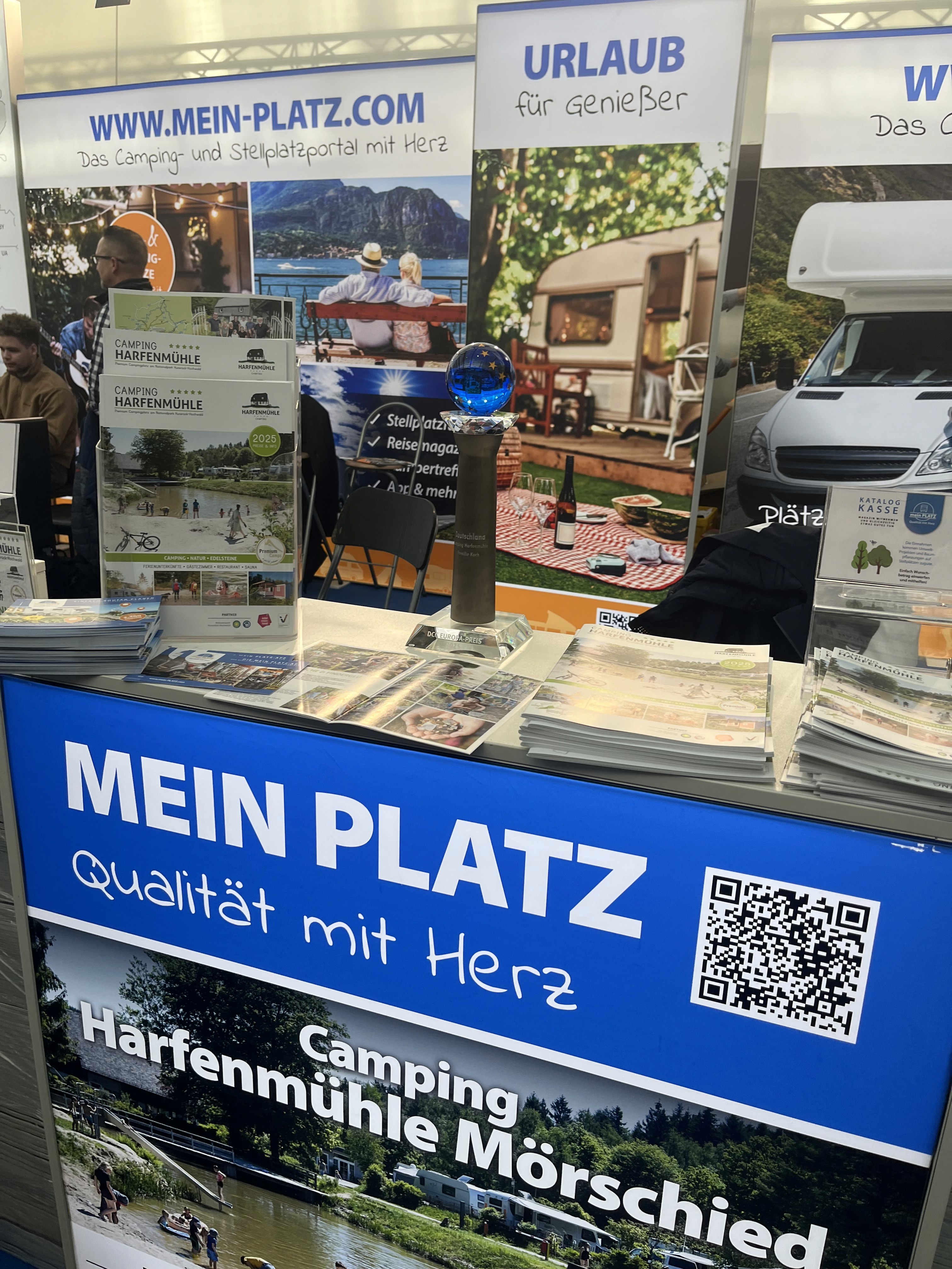 Der DCC Europapreis auf dem Messestand von Mein Platz