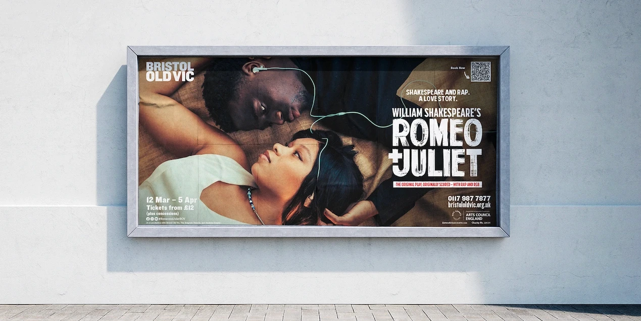 Bristol Old Vic Romeo & Juliet billboard artwork