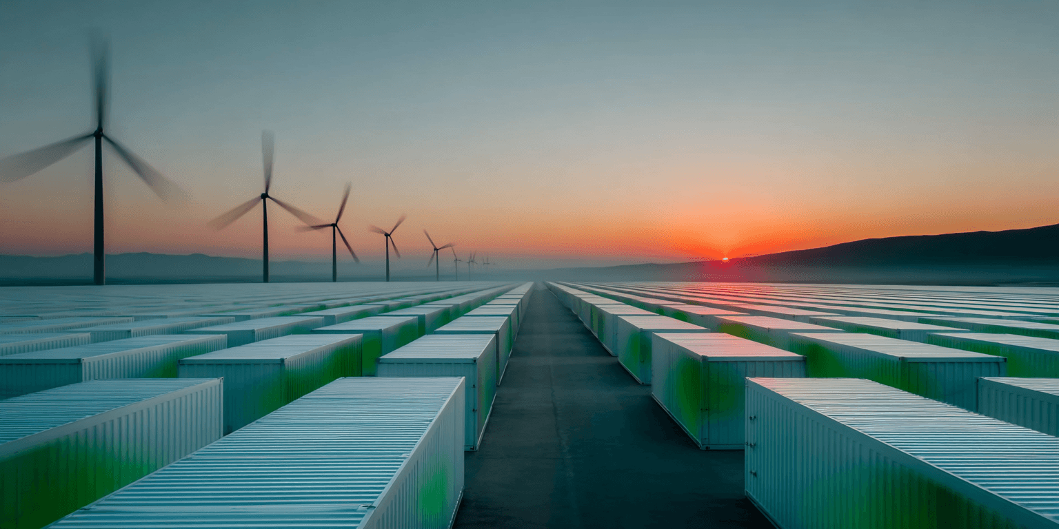 Utility-scale battery storage facility