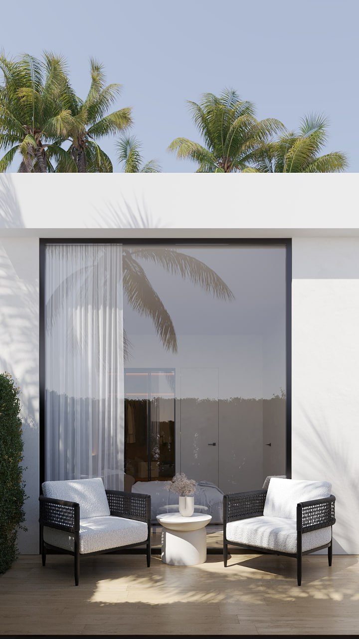 2-bedroom apartment in White Palm complex, Batu Bolong, Canggu