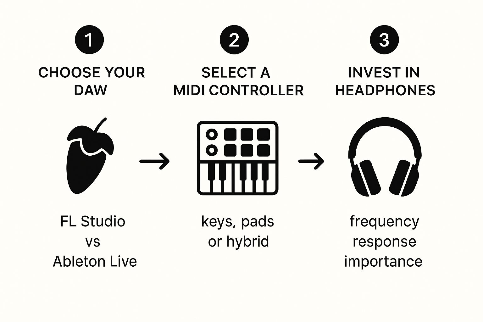 Infographic about how do you make rap beats