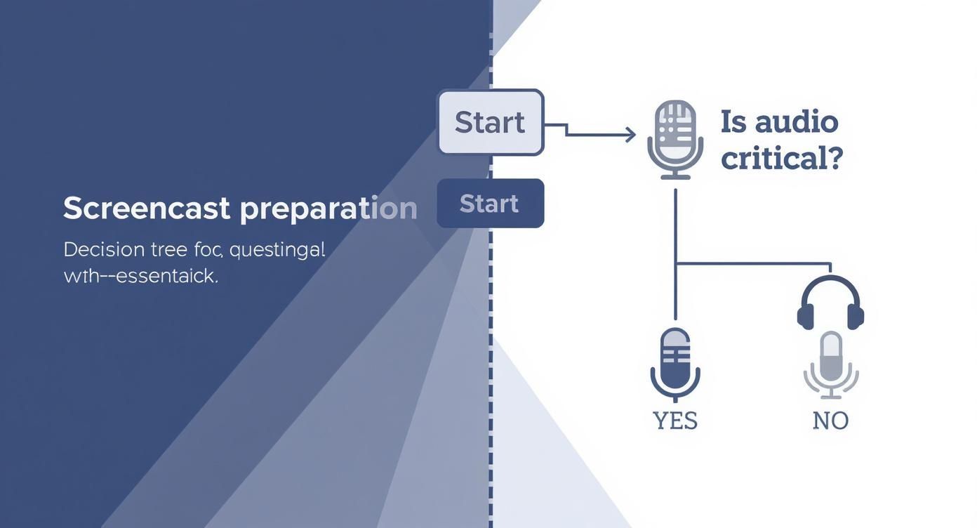 Infographic about how to screencast on mac