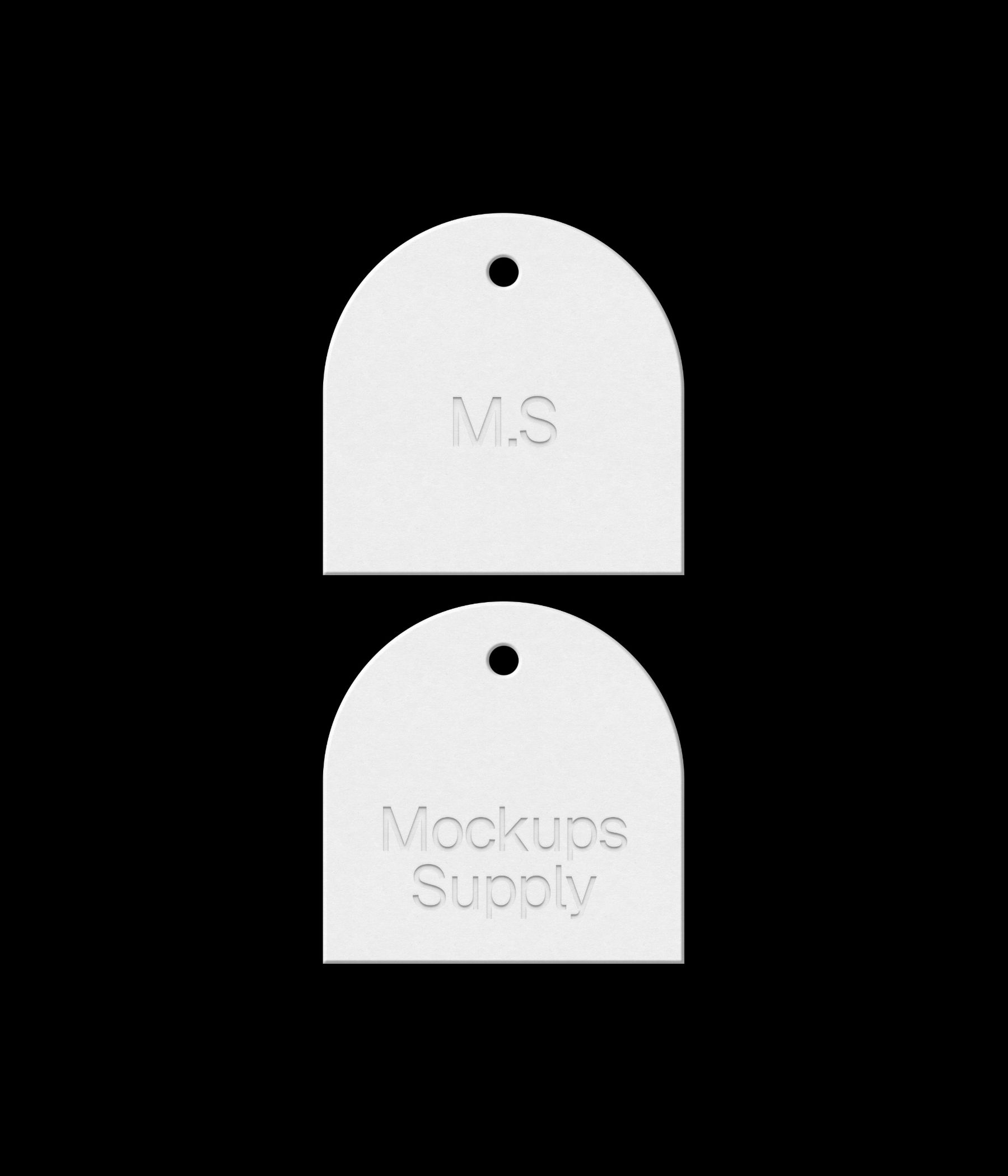 Free label hang tag mockup PSD for branding on Mockups Supply