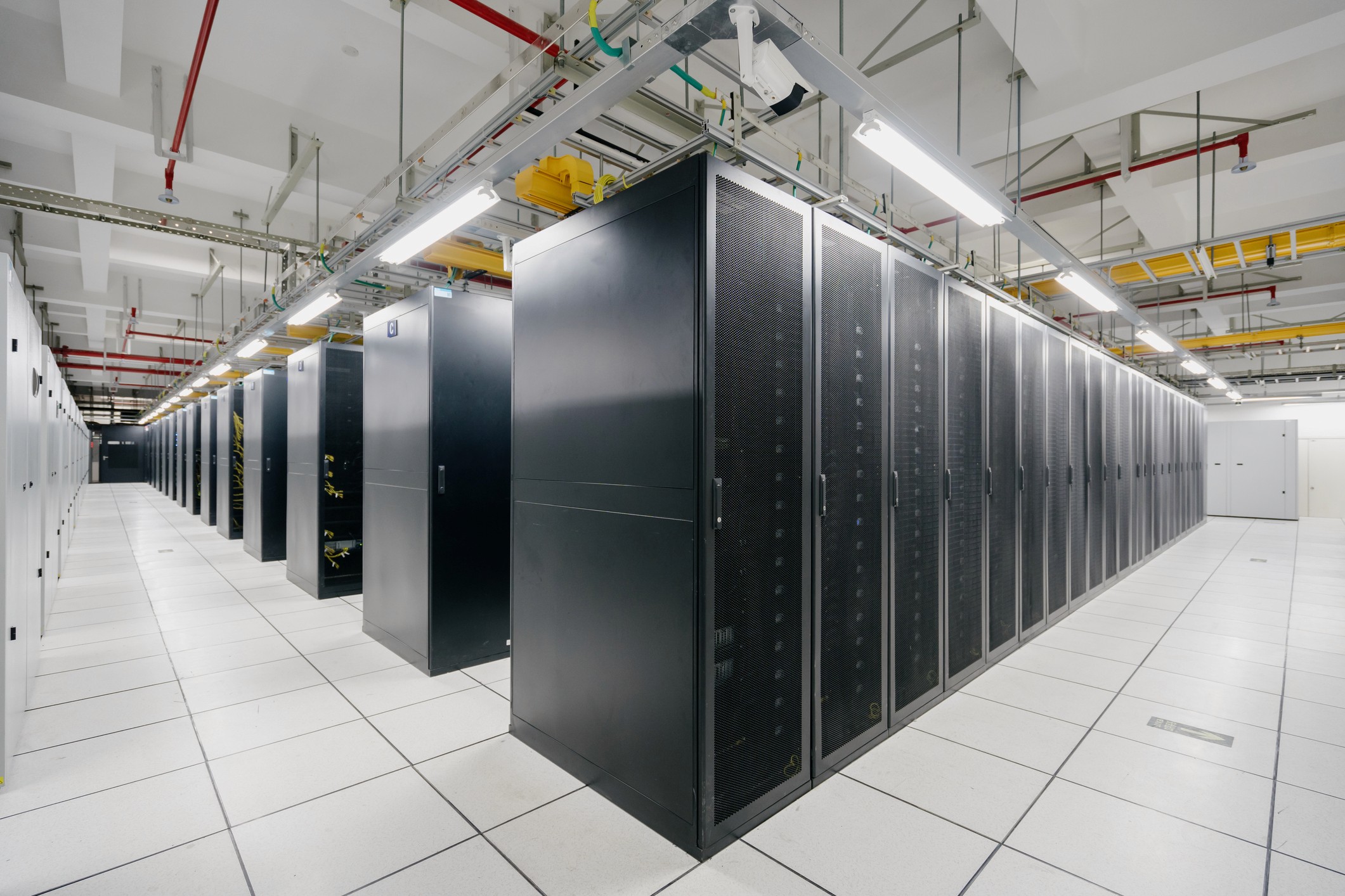 A woman in an office