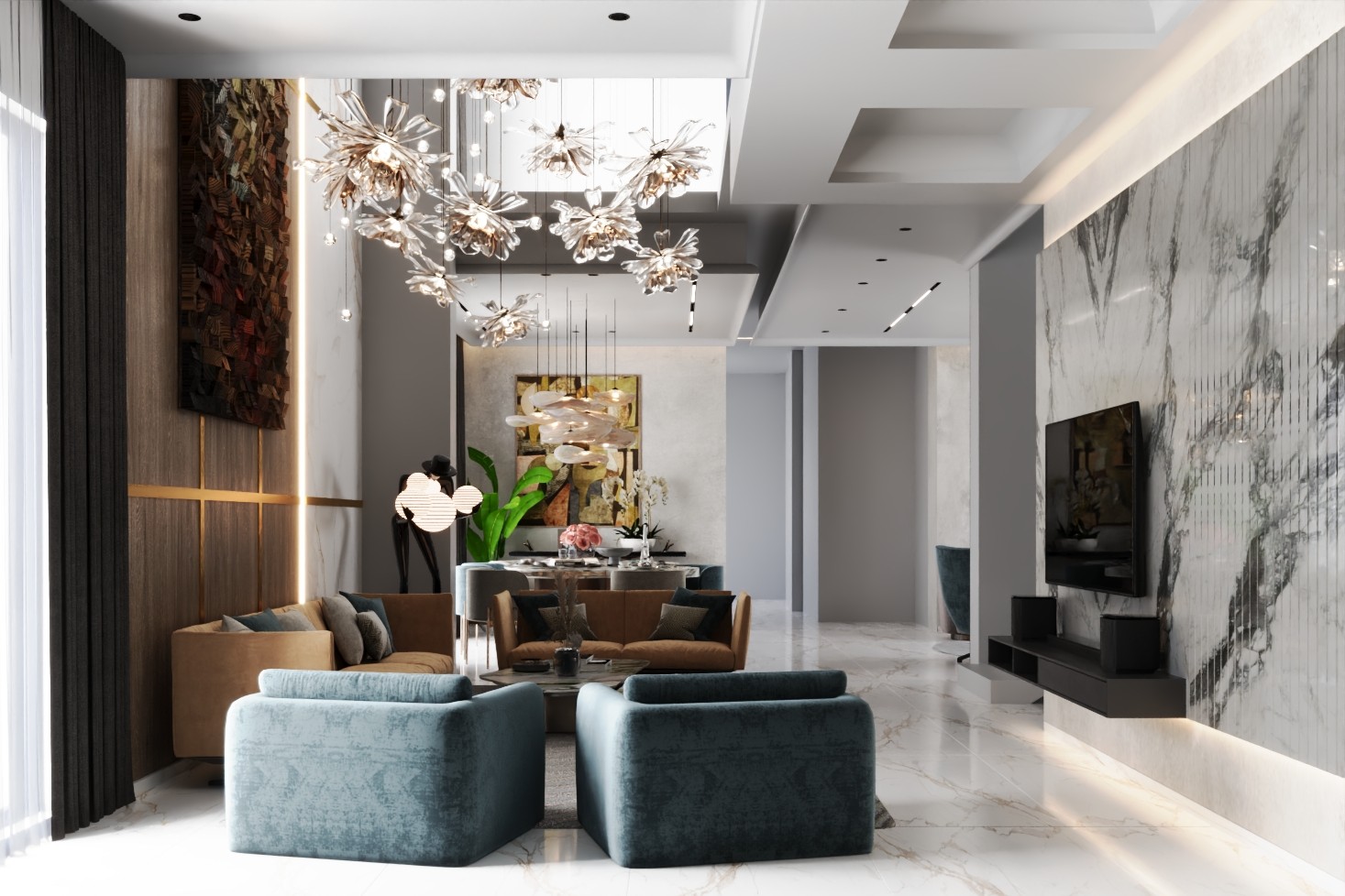 Image of Zen dining space