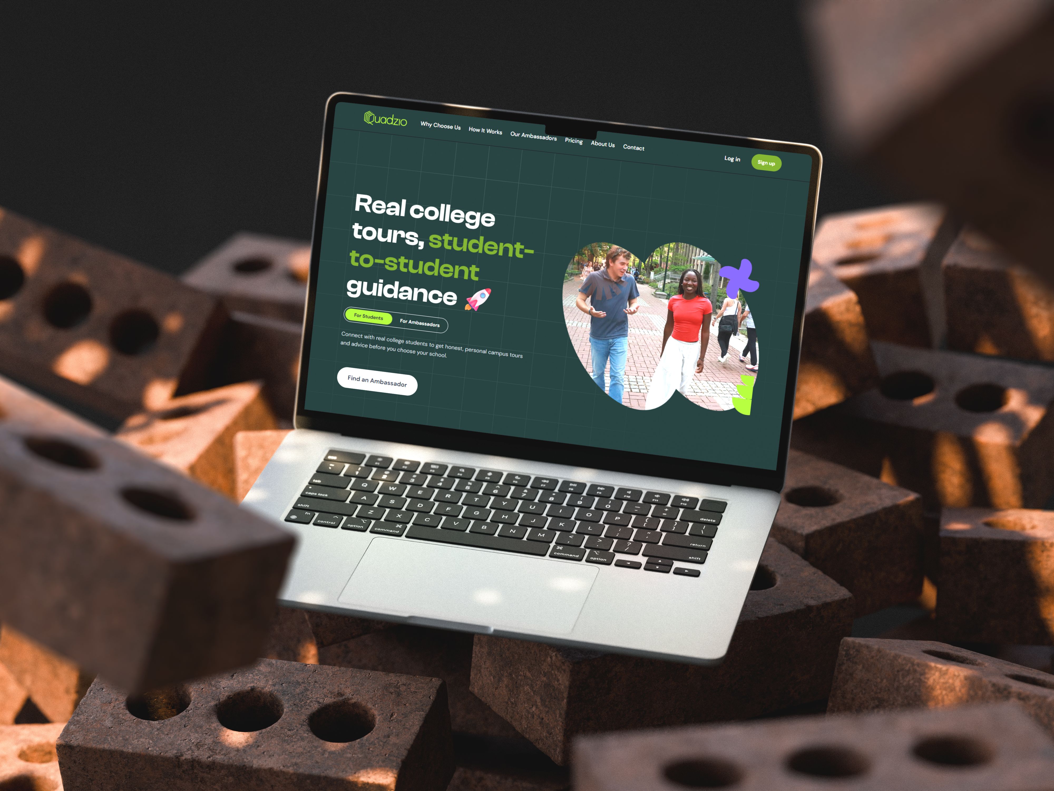 Framer Website for Company named Quadzio