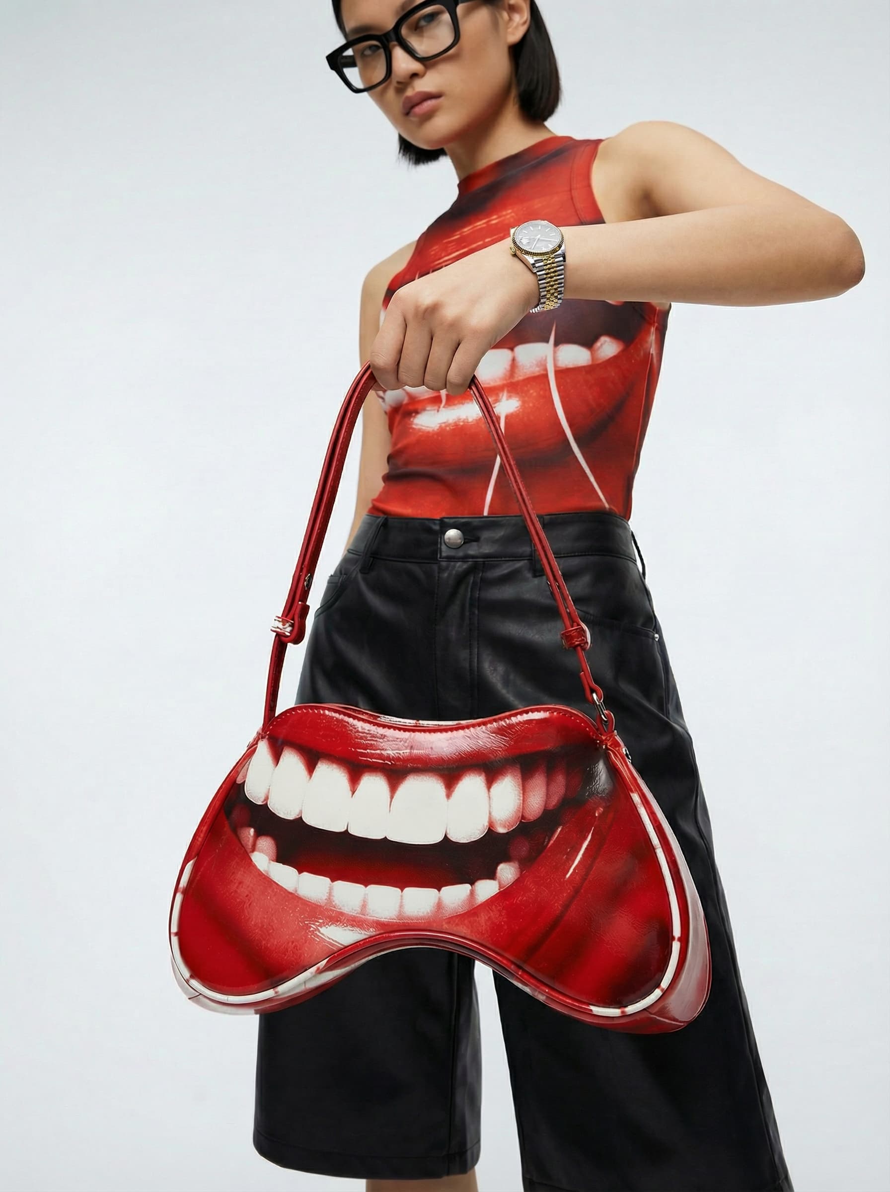 Pink background ai generated image