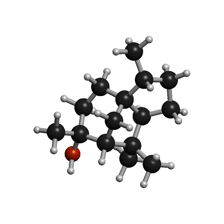 Cedrol molecular structure