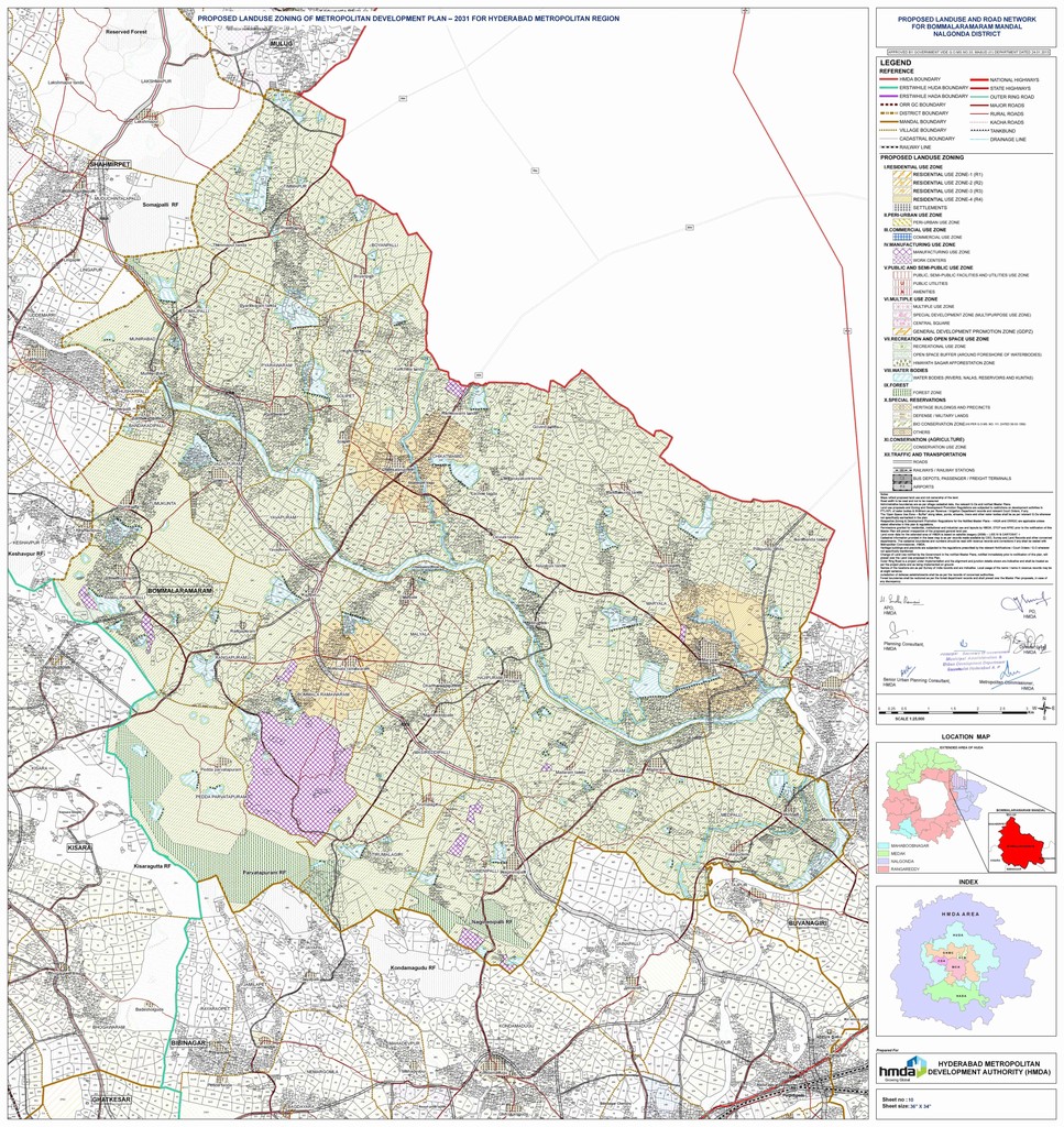 Hmda Rrr Alignment VMRDA 2041 & HMDA 2031 Master Plans | RRR Alignment Map - Charan Group
