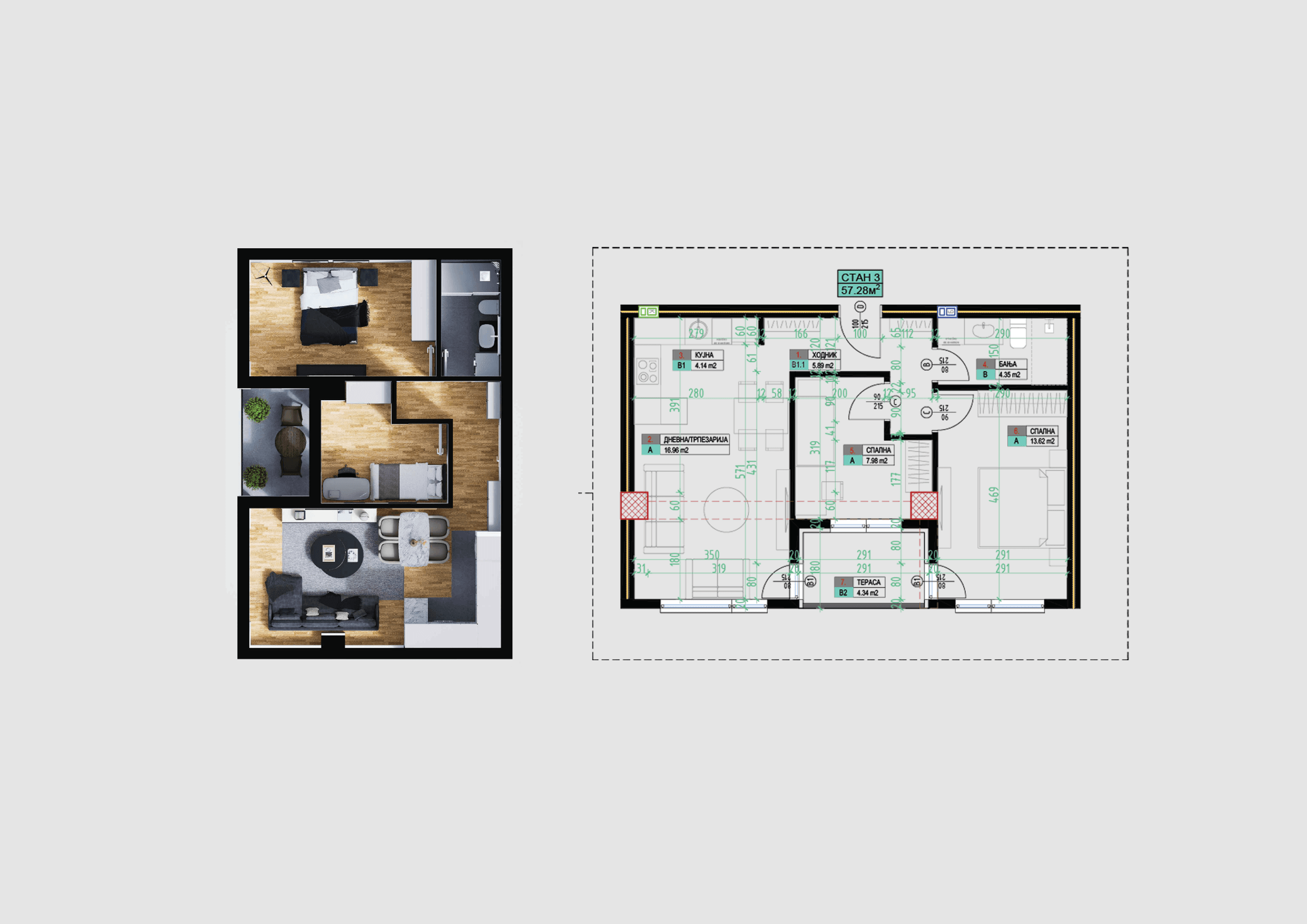 wooden house interior