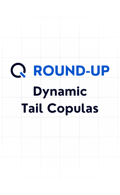 White grid background with Quanted round up writing and Dynamic Tail Copulas title.