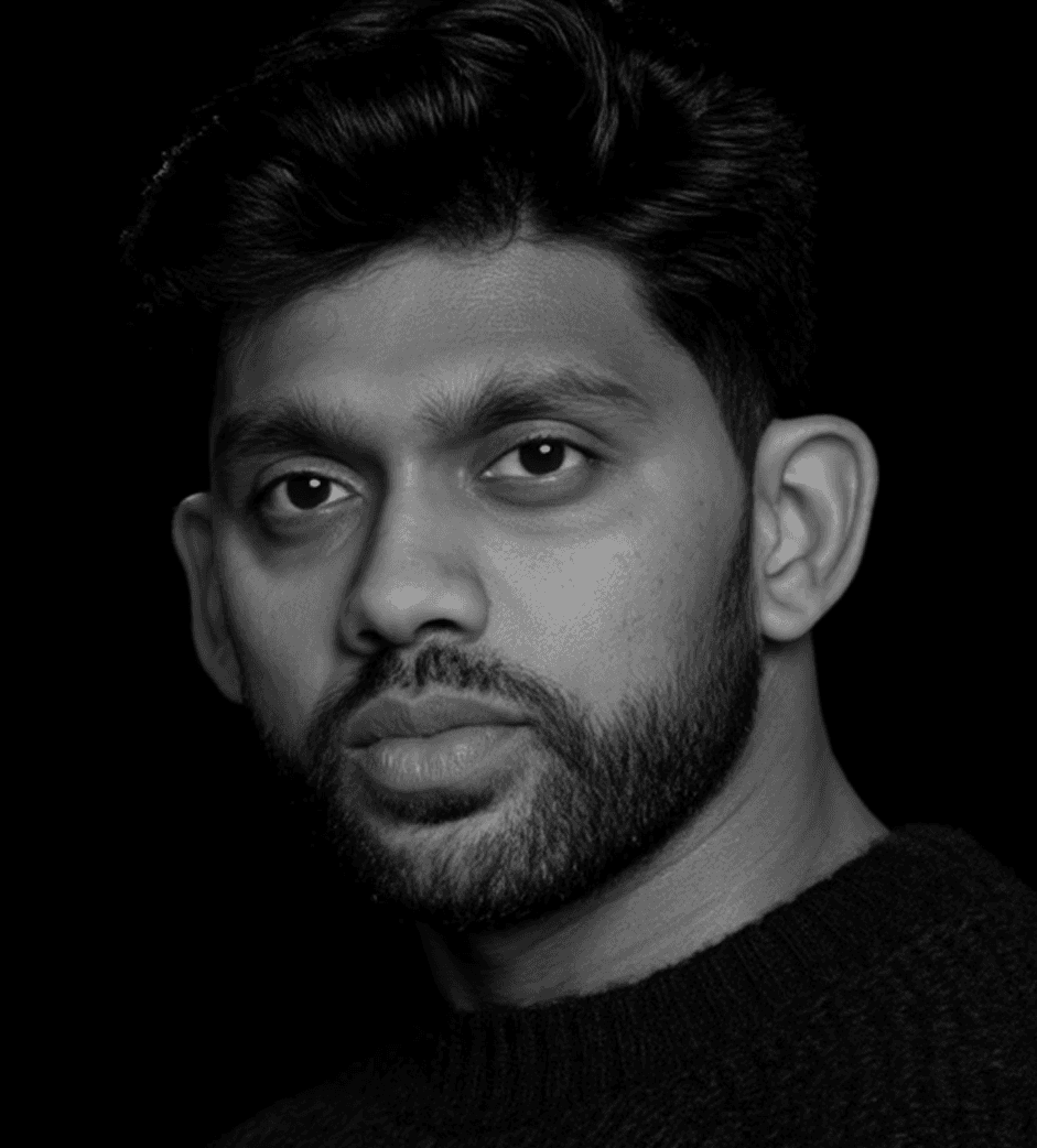 Portrait image of recently hired tech professional