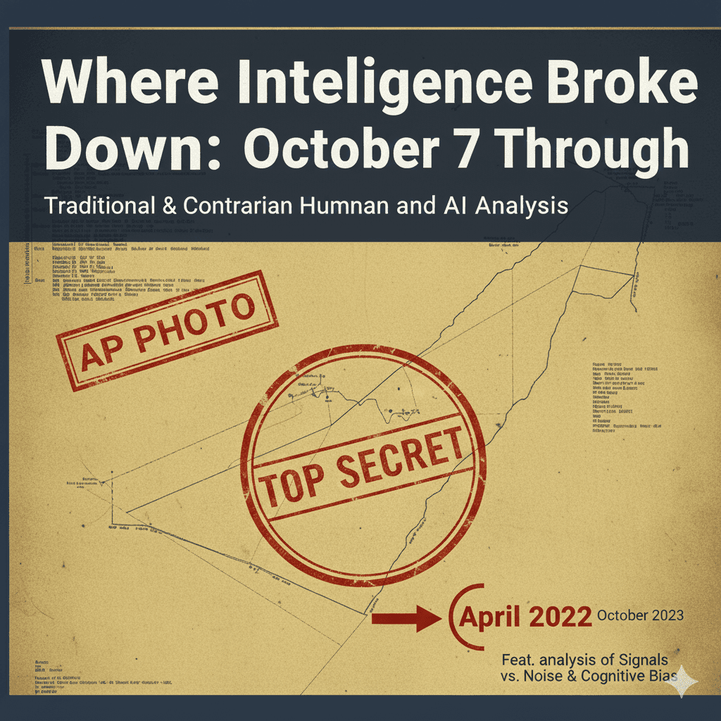 Intelligence Cycle Failure of October 7 Attack