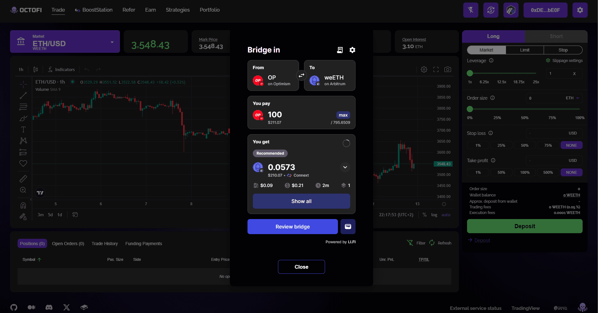 D8X swap example