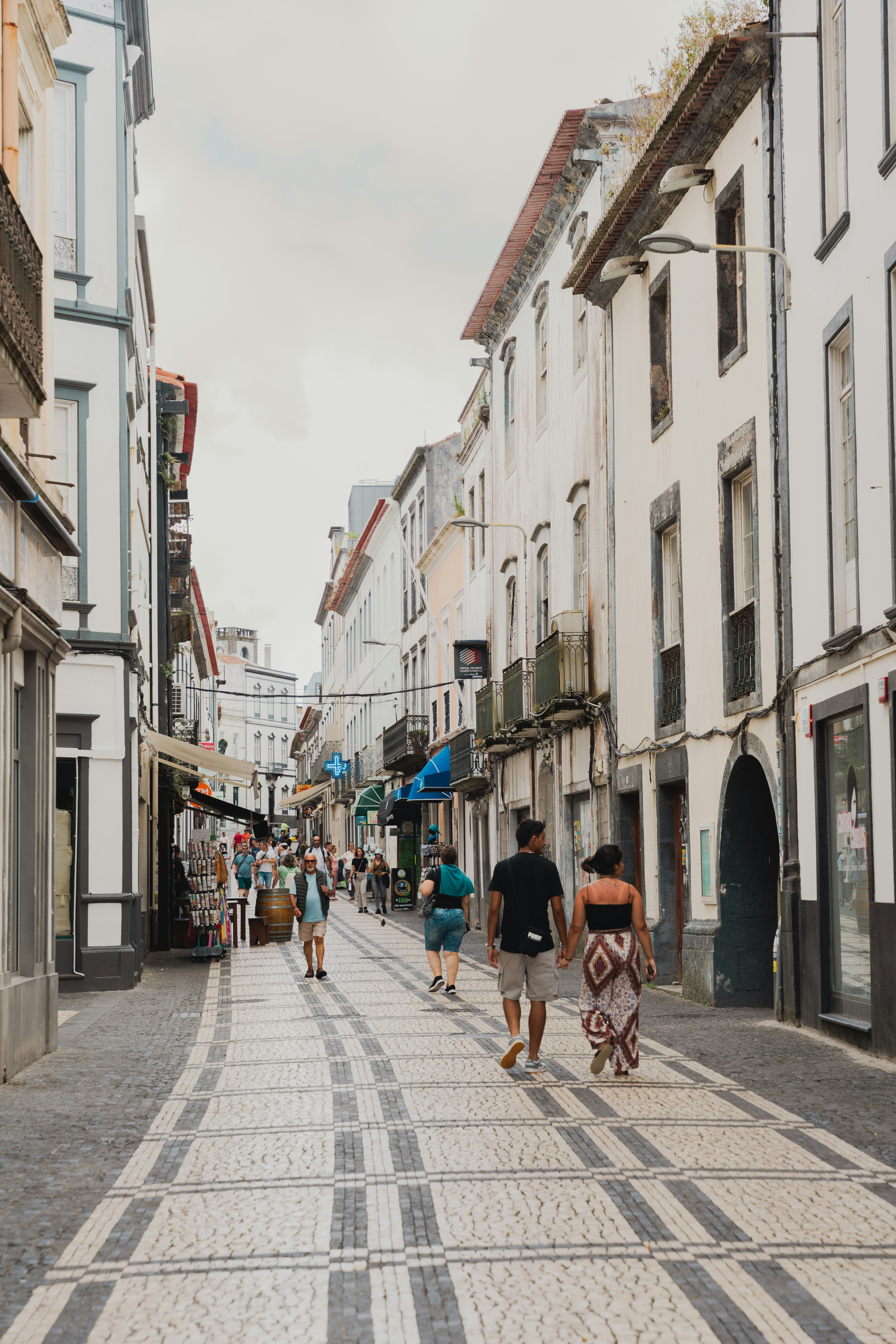 Pleasant weather in Ponta Delgada during summer