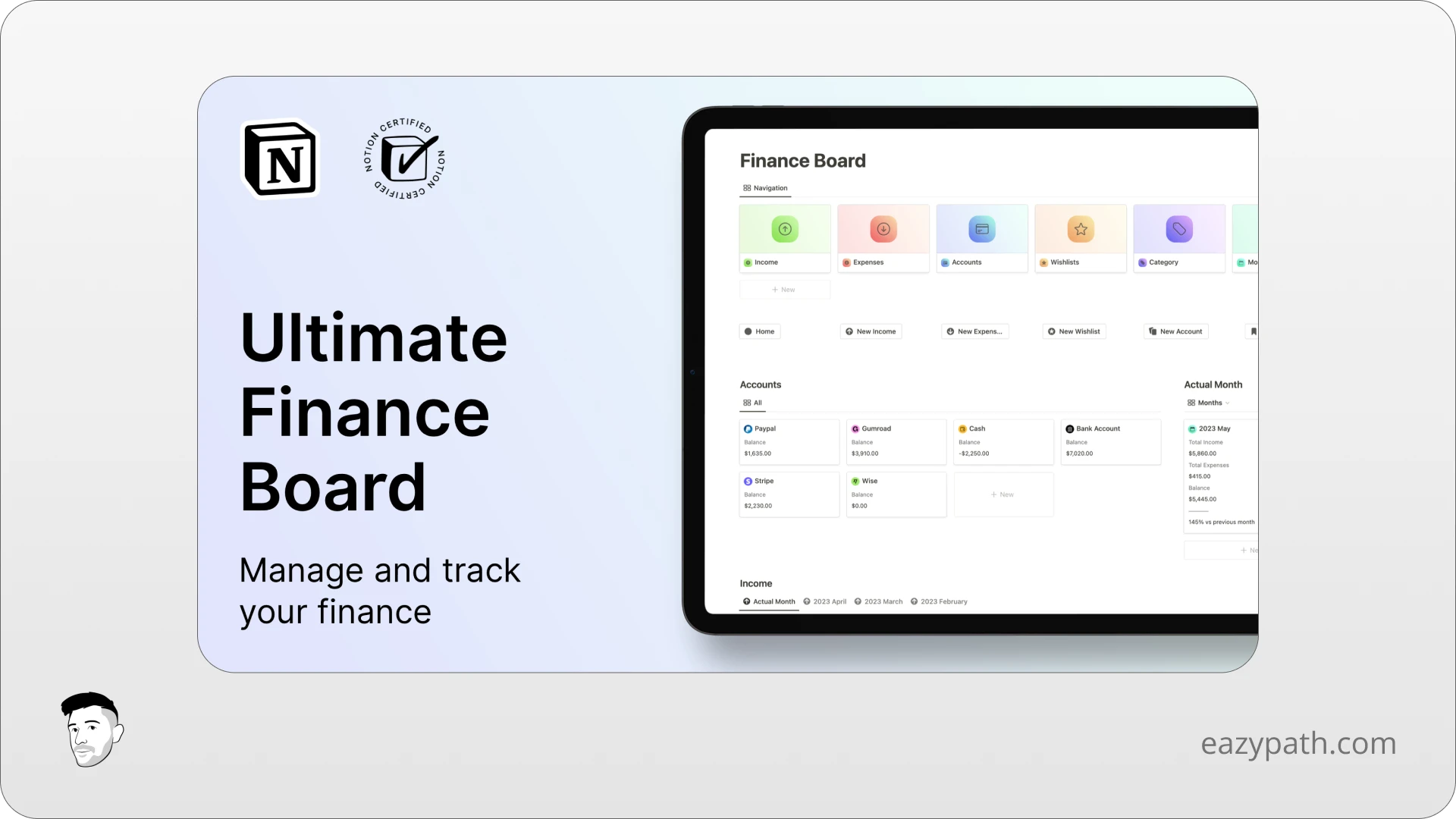 Ultimate Finance Tracker Notion Template
