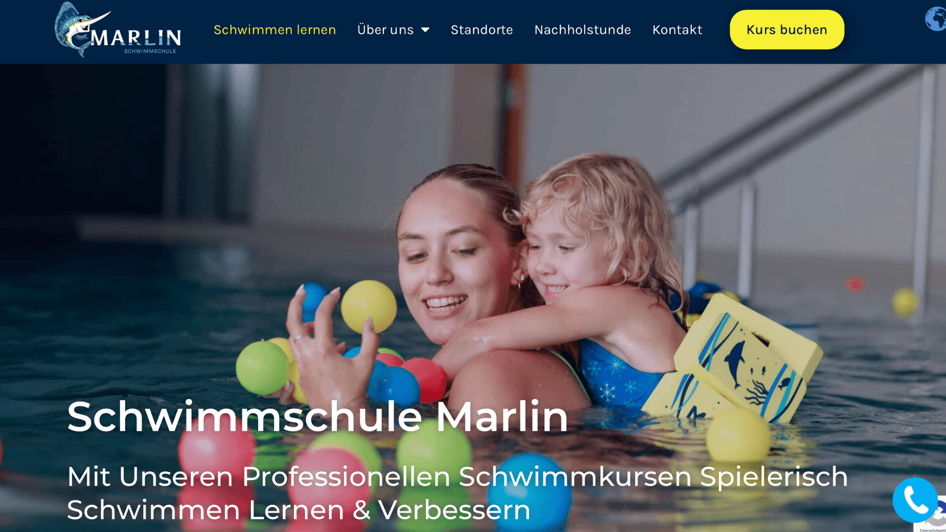 Schwimmschule Marlin Homepage