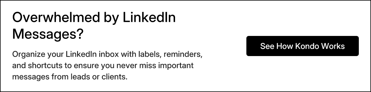 Overwhelmed by LinkedIn Messages?