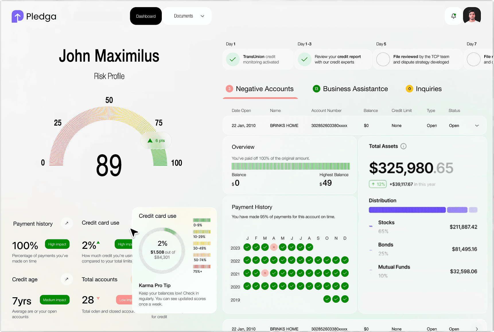 iPad Pro 11 - SAAS Dashboard