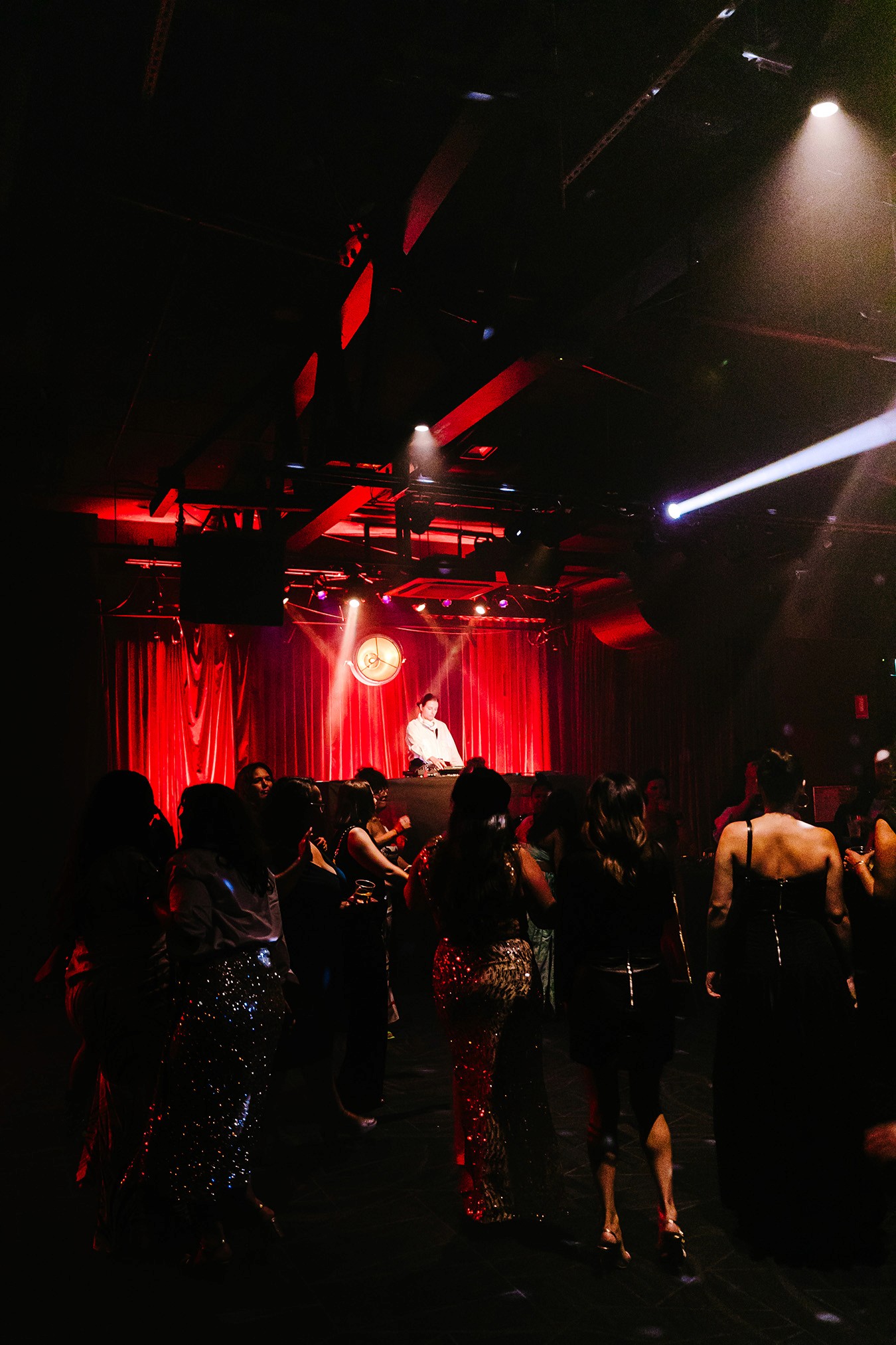 DJ at the Outpost Bar