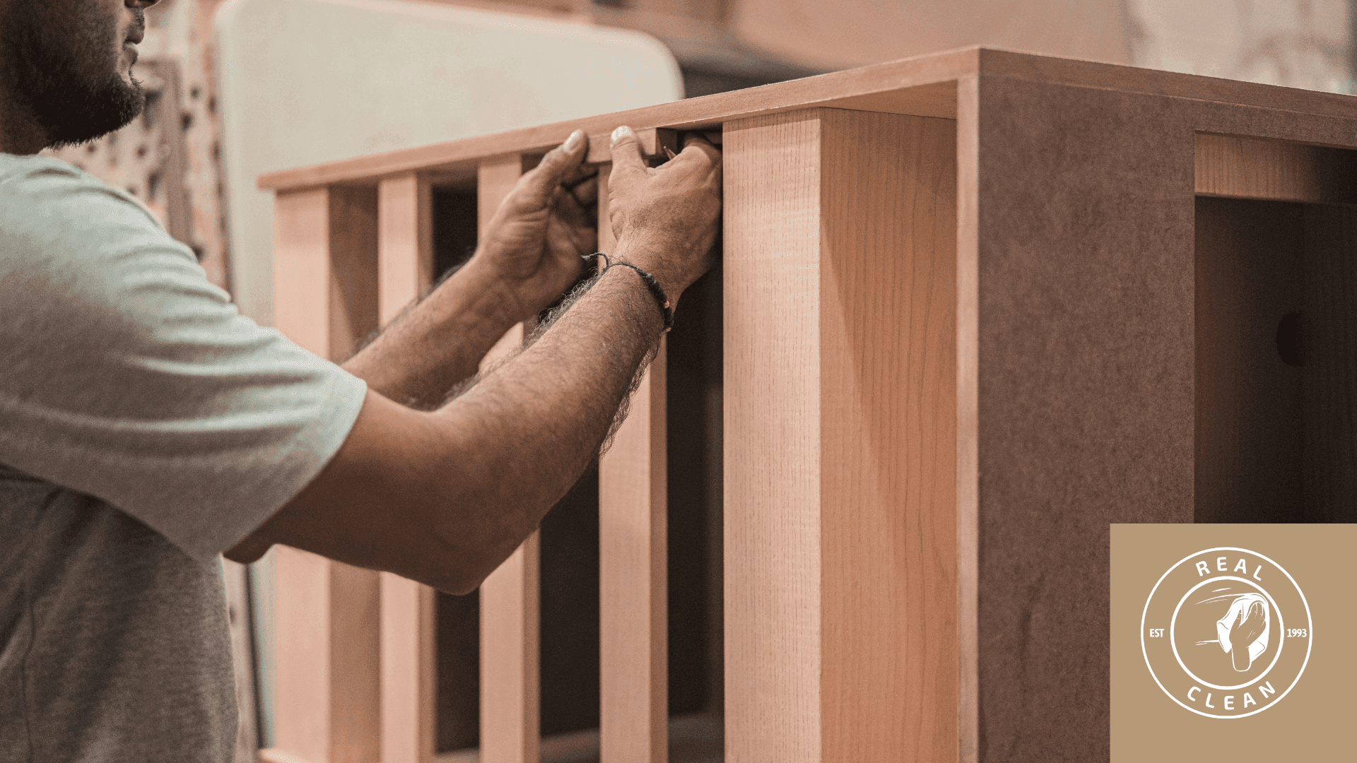 wooden furniture assembling