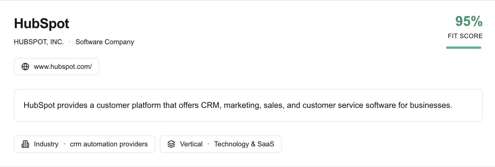 Software user interface