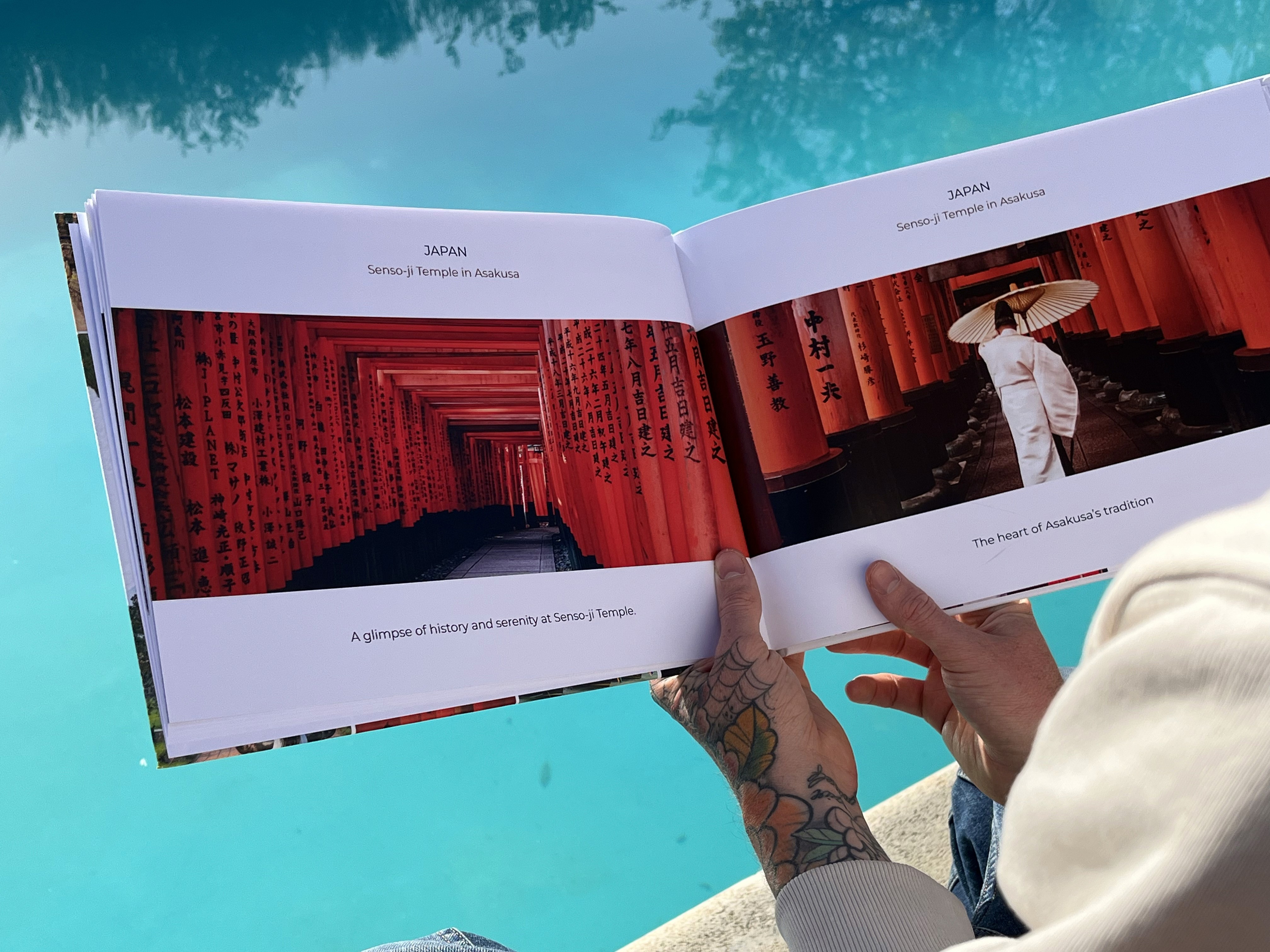 High-quality printed photo album with matte cover made on Little Emotions